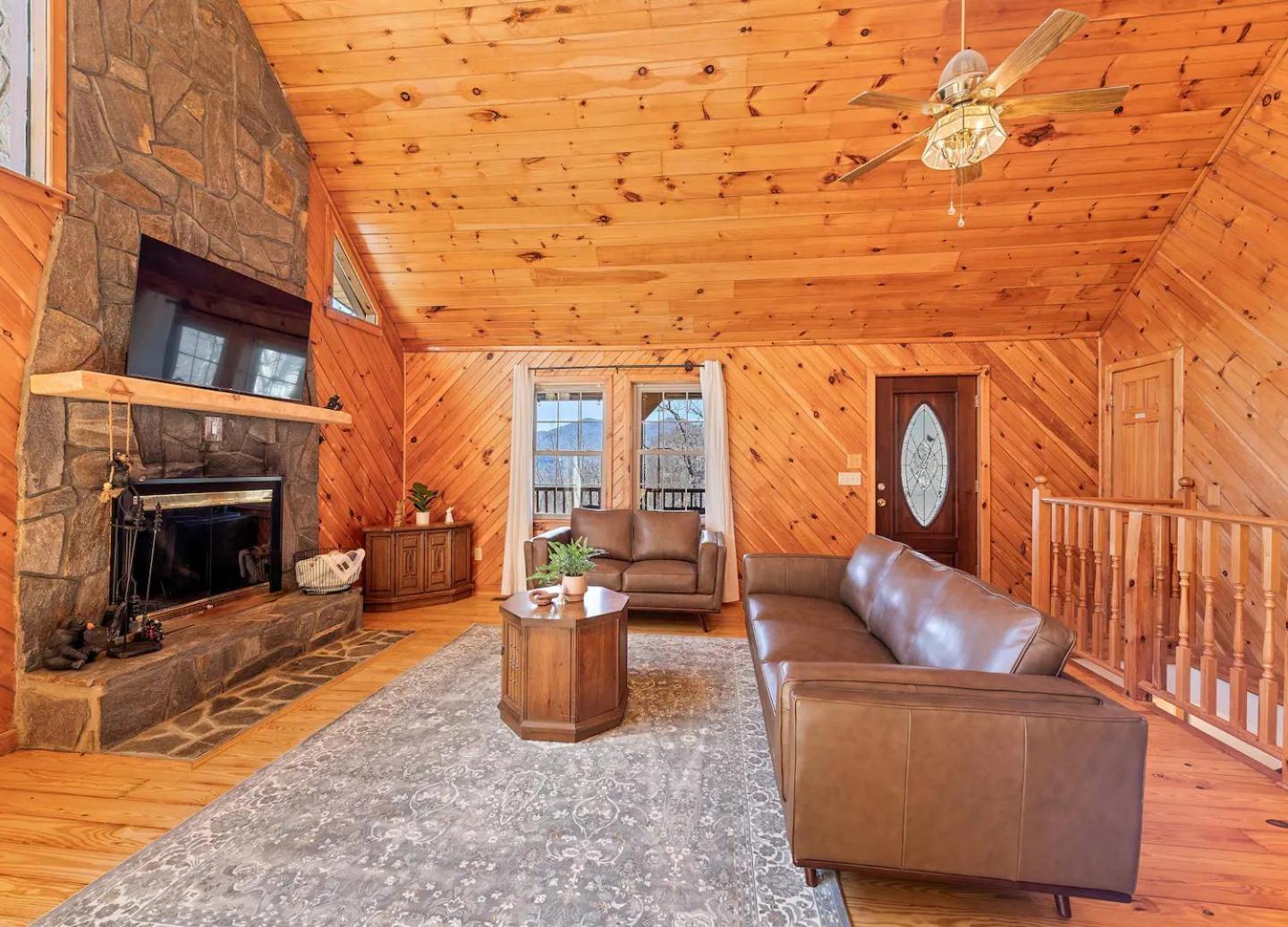 Maggie Valley Cabin With Beautiful Mountain Views, Hottub, Pet Friendly, Gameroom, Fireplace Extérieur photo